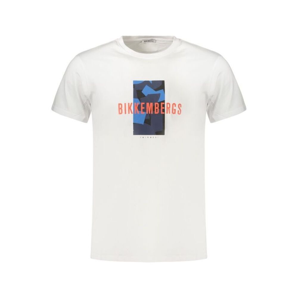 Bikkembergs White Cotton Men's Men's T-Shirt